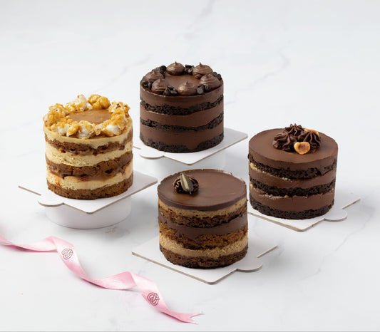 Assorted Box of 4 Mini Cakes (Vegan & Gluten-Free)