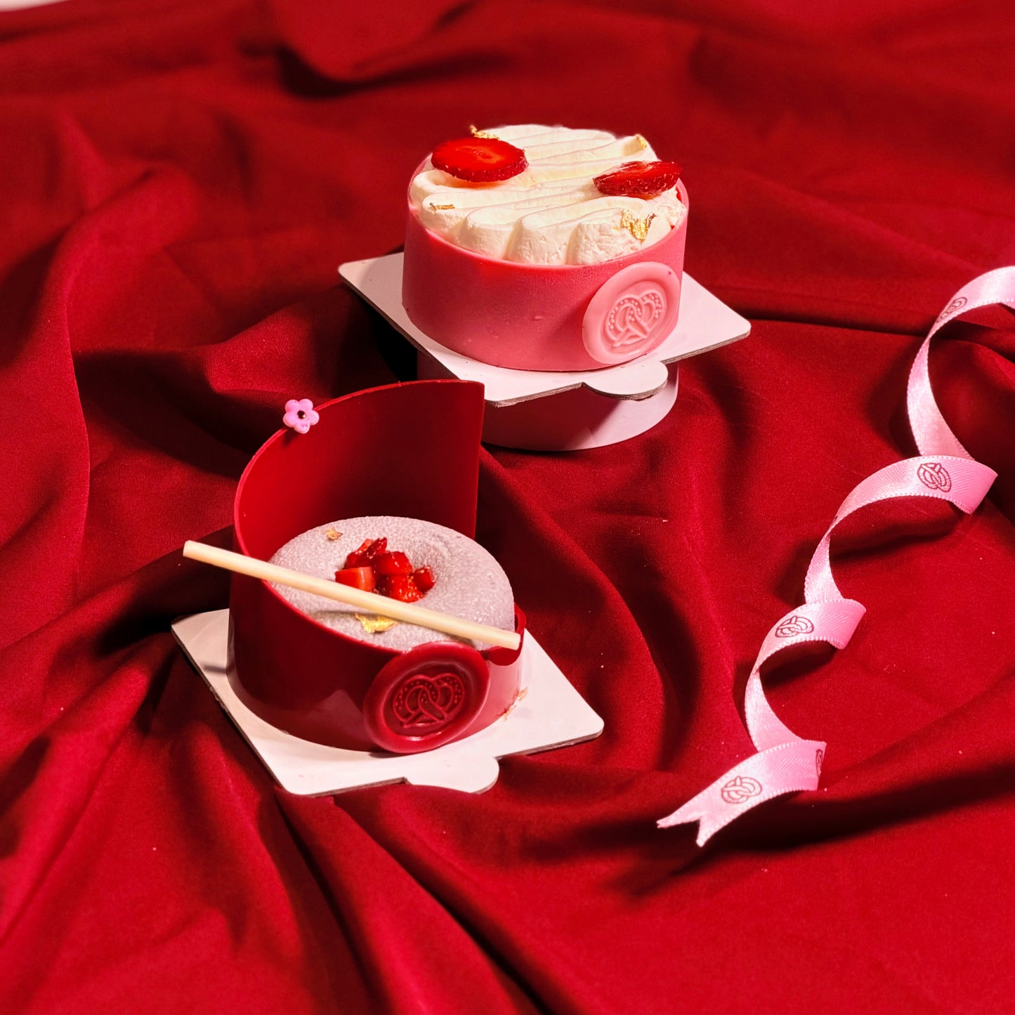 Sugar-Free Strawberry Petit Gateau Combo