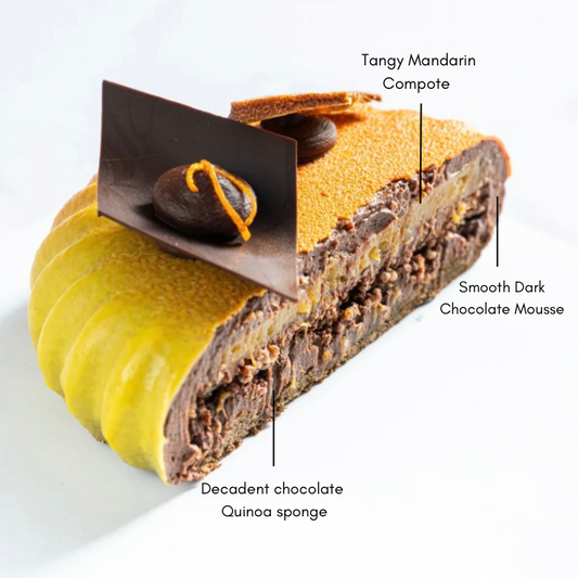 Orange Quinoa & Dark Chocolate Cake (Gluten-free)