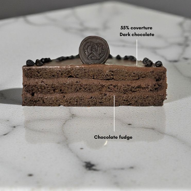 Belgian Dark Chocolate Cake (Vegan & Gluten-free)