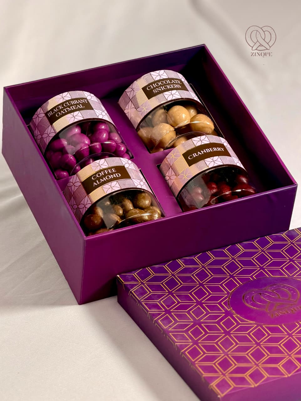 Zinque's Luxury Nut lovers Gift Box of 4 – Zinque Patisserie