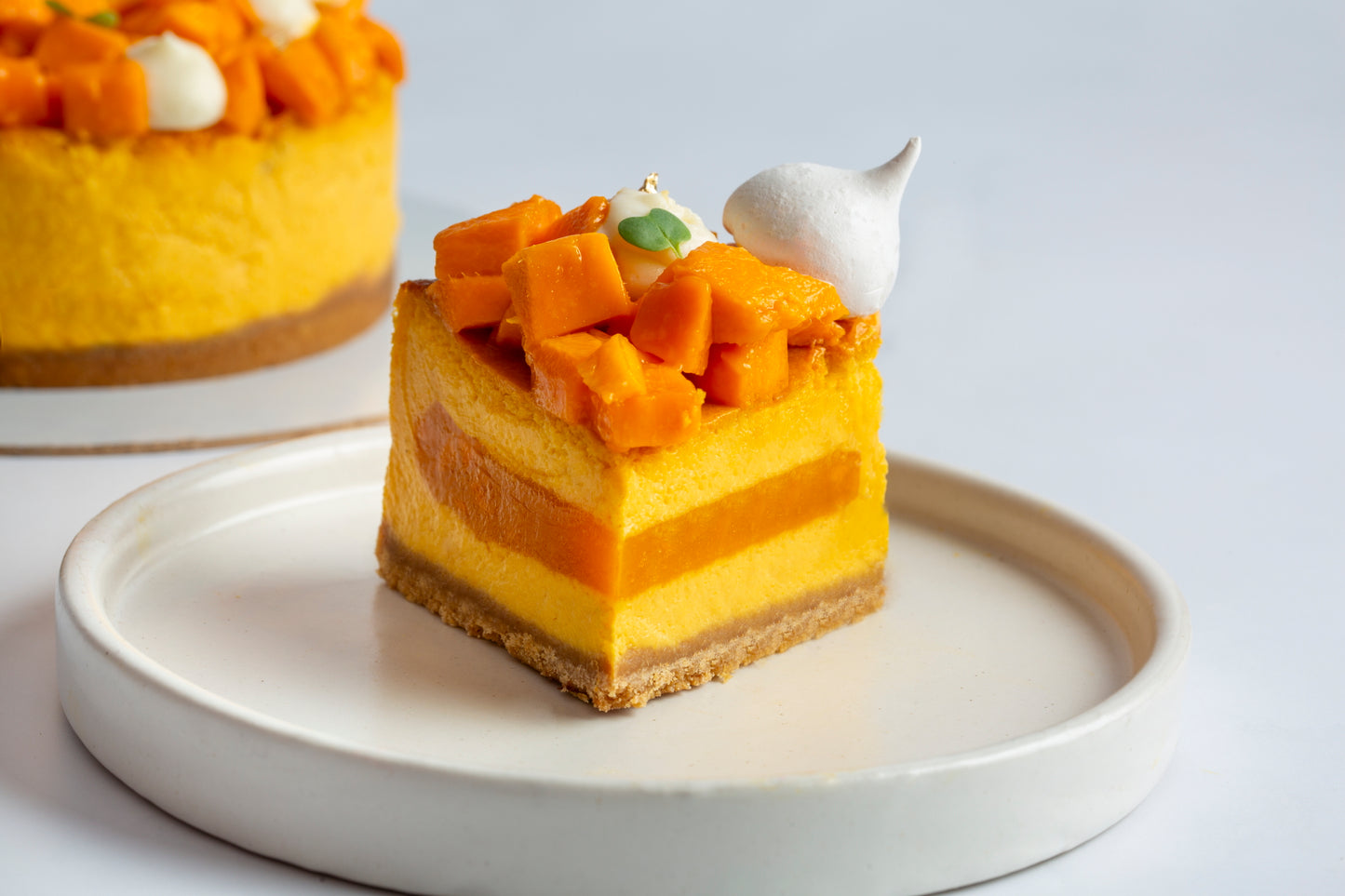 Mini Mango Cheesecake