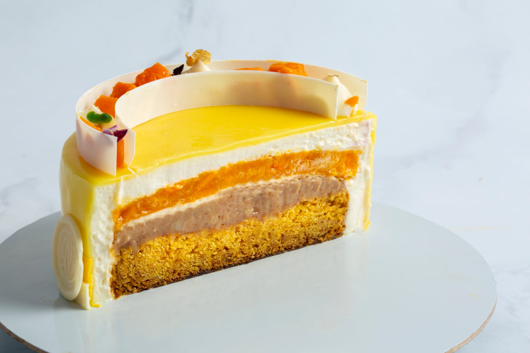 Mango Almond Gateau