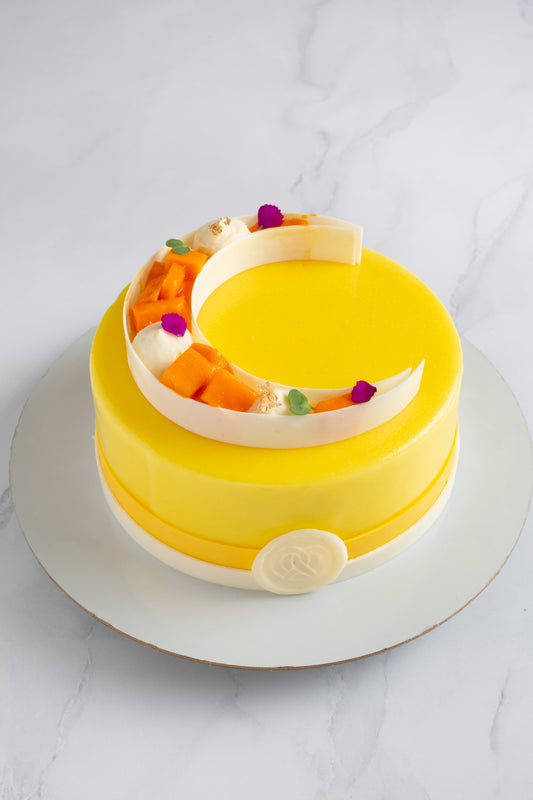 Mango Almond Gateau