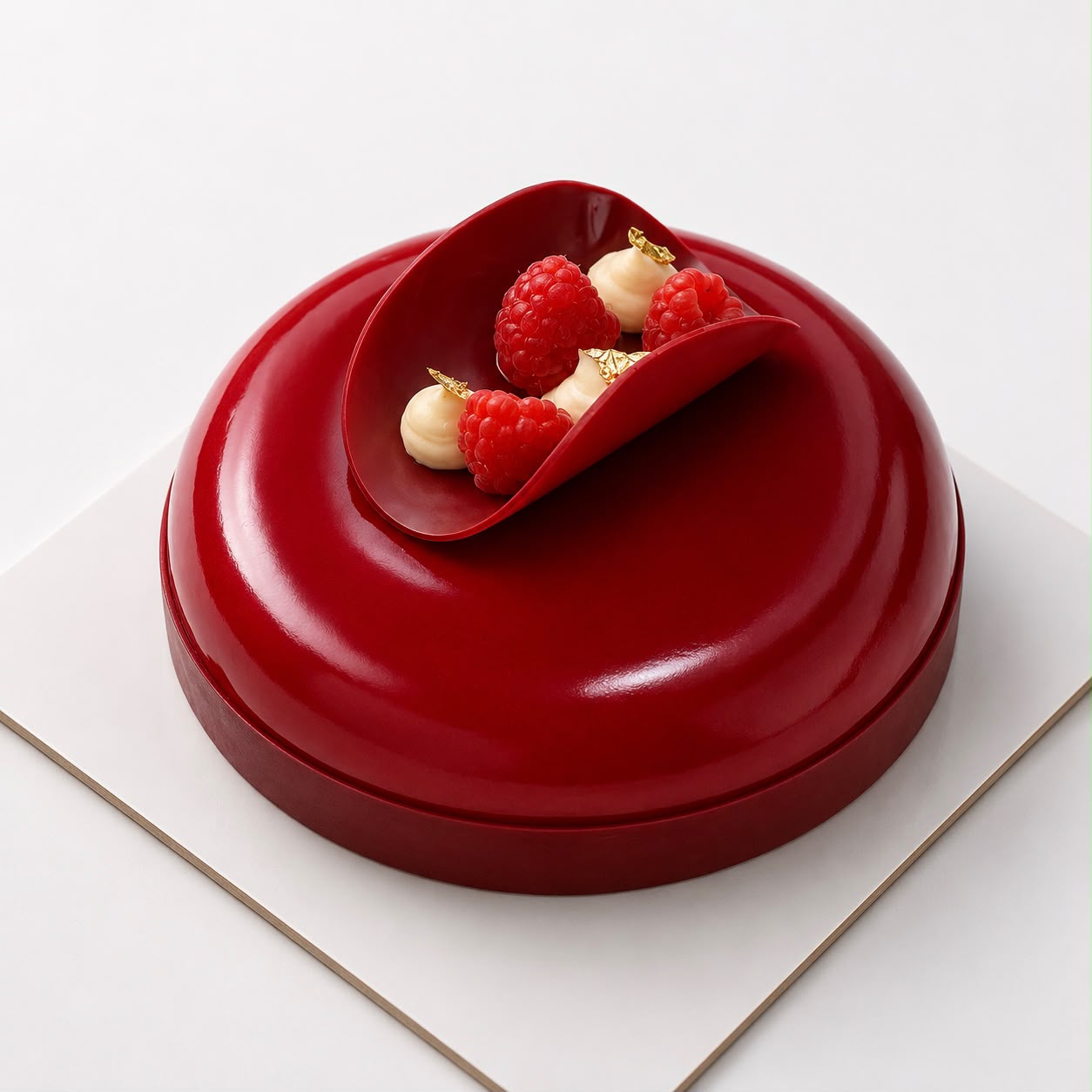 Raspberries & Chocolate Cake
