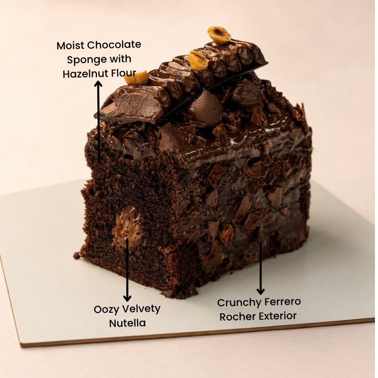 Gianduja Nutella Loaf (750 gms)