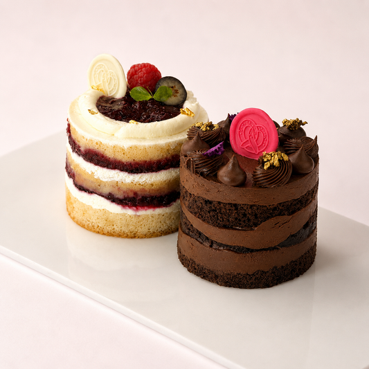 Sugar-Free Chocolate & Mixed Berry Mini Cake Combo