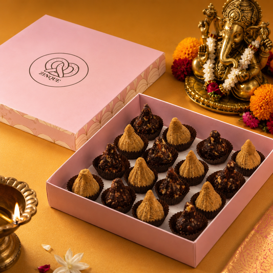 Assorted Modak (Box of 16) - Refined Sugar-Free & Gluten-Free