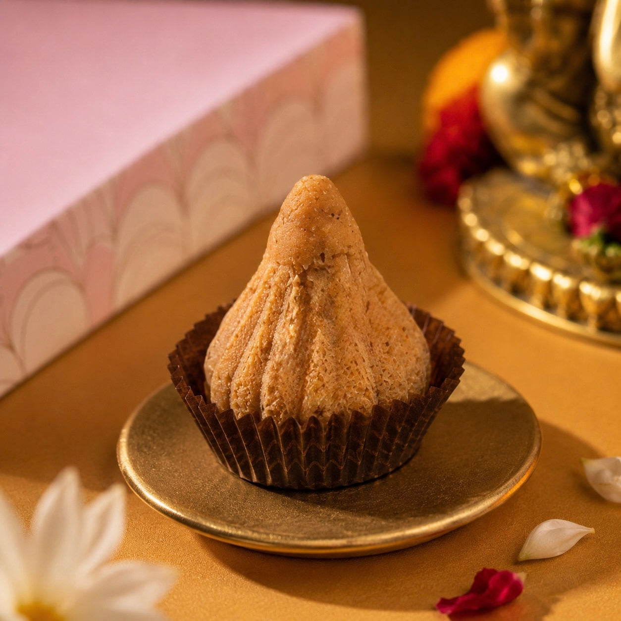 Besan Modak - Refined Sugar-Free & Gluten-Free