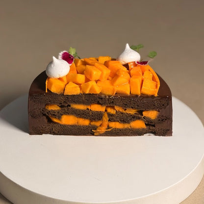 Mango & Dark Chocolate Cake (Vegan & Gluten-free)