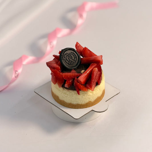 Strawberry Nutella Mini Cheesecake