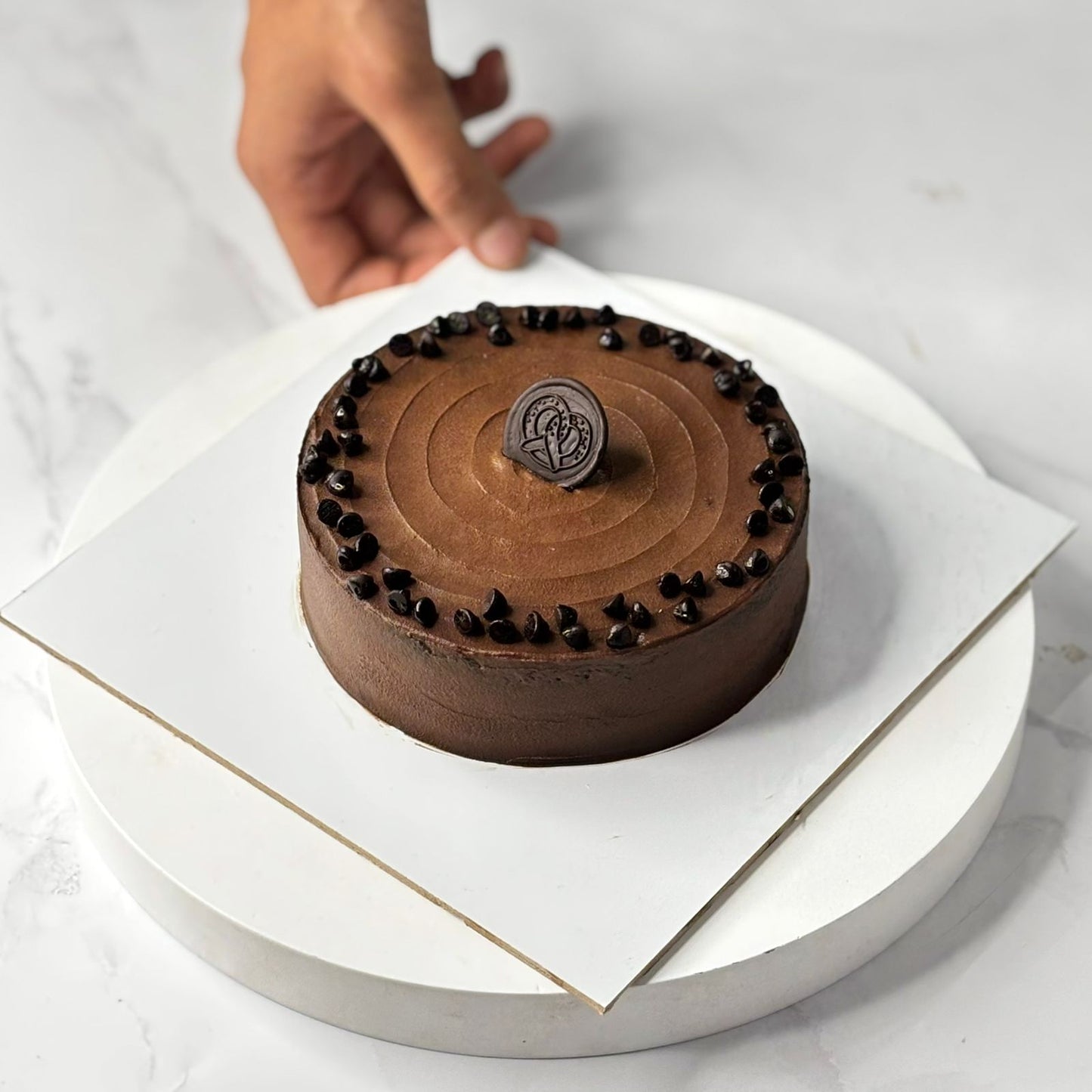 Belgian Dark Chocolate Cake (Vegan & Gluten-free)
