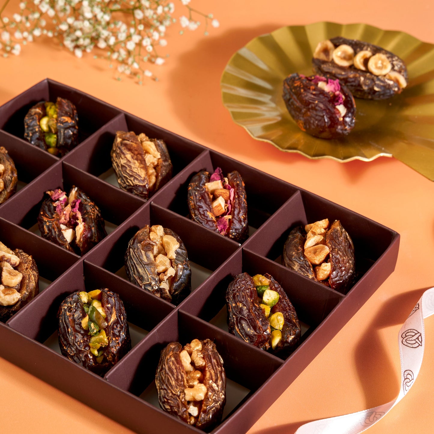 Stuffed Dates (Box of 12)