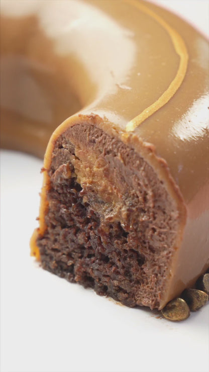 Sea Salt Caramel and Dark Chocolate Cake
