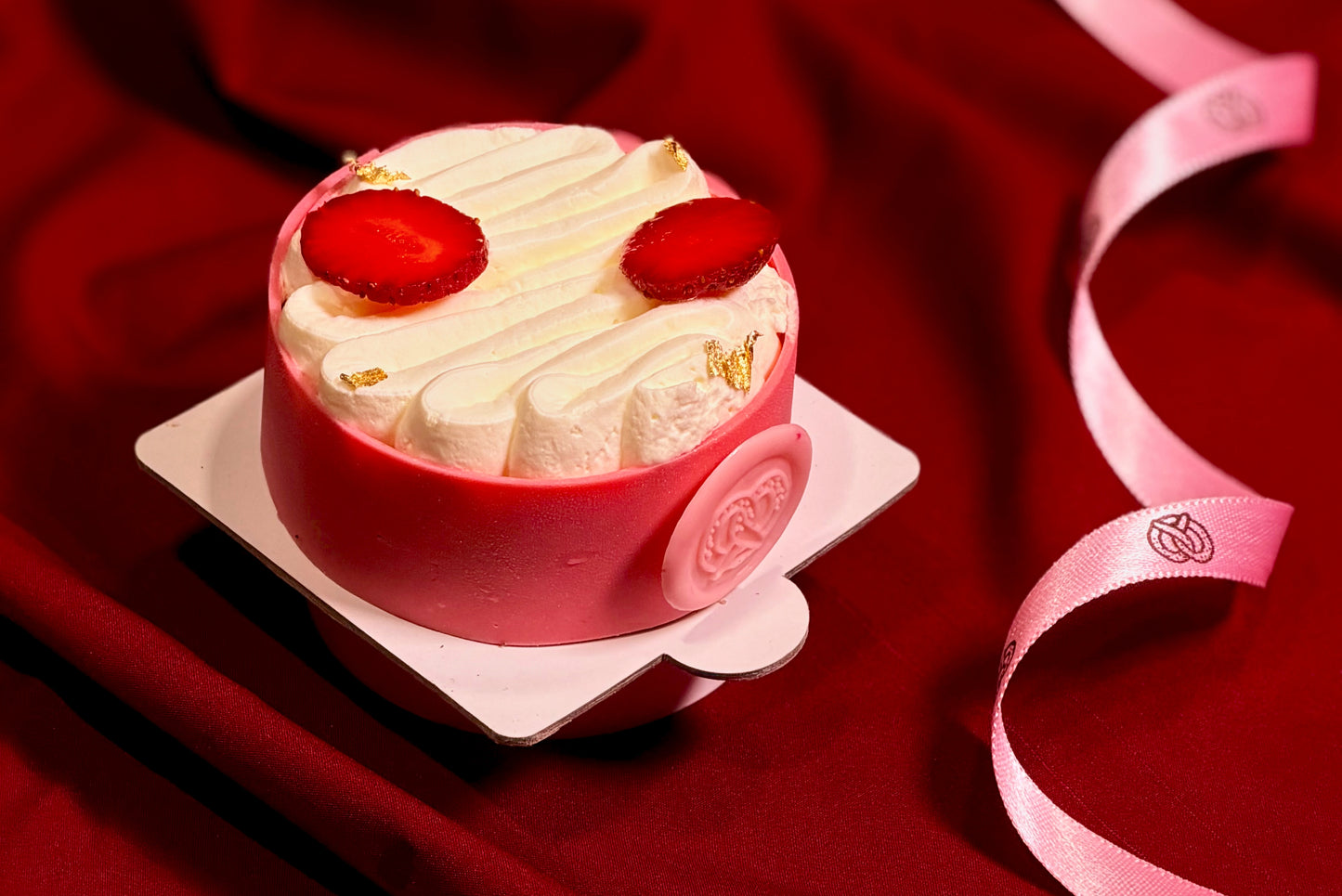 Sugar-Free Vanilla Strawberry Petit Gateau