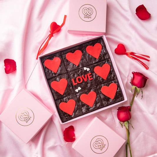 All Hearts Fudge Brownies