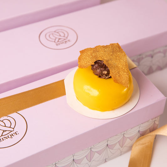 Sea salt caramel and Dark chocolate petit gateau