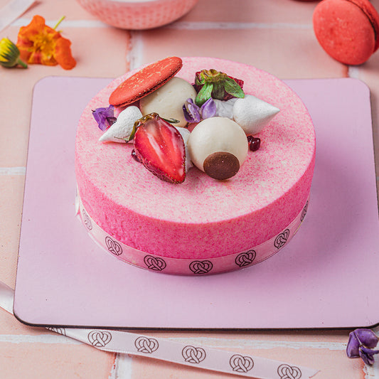 Seasons Special Strawberry Almond Cake